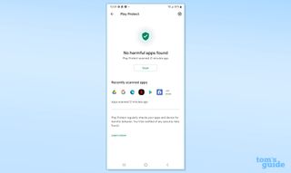 Google Play Protect app settings