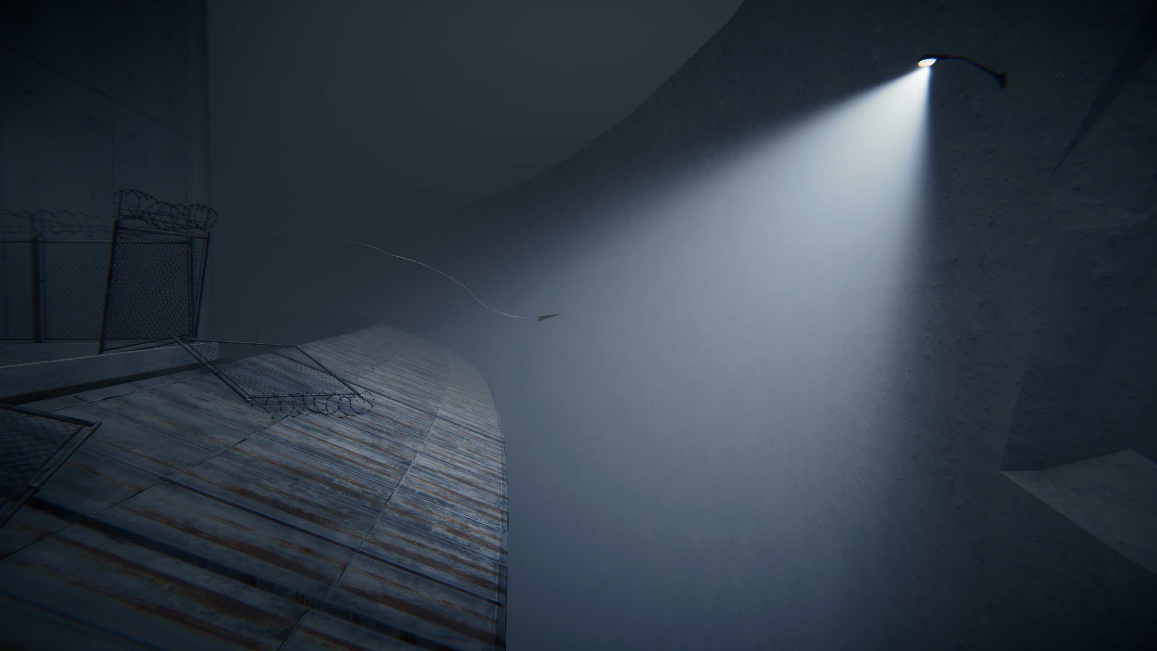 Image of a sparse environment from the indie game Drifted