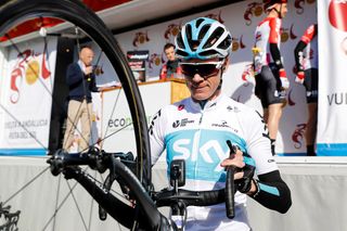 Chris Froome gets ready to start his season at Ruta del Sol.