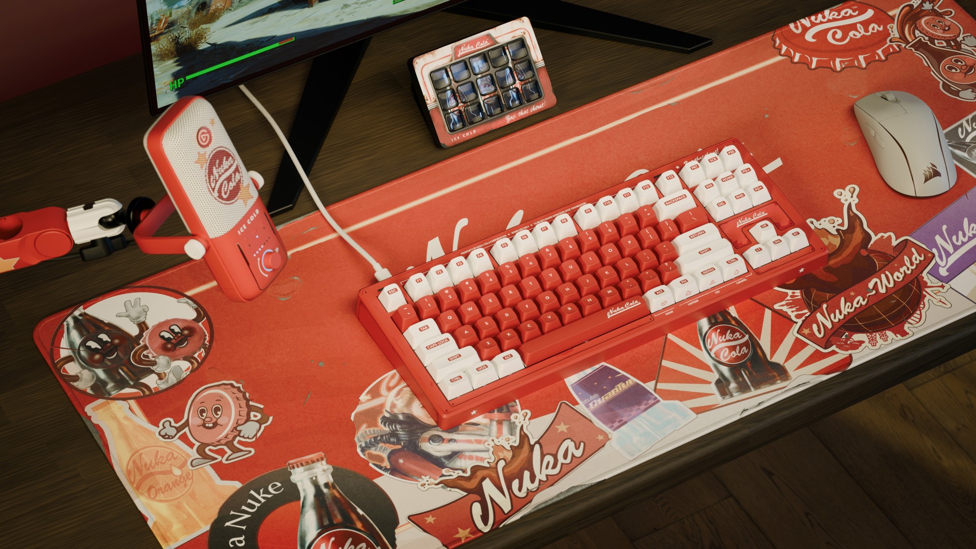 Corsair x Fallout Nuka Cola setup