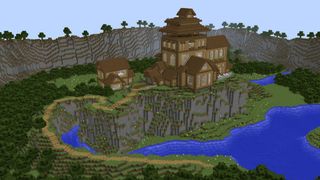 Minecraft mansion woodland