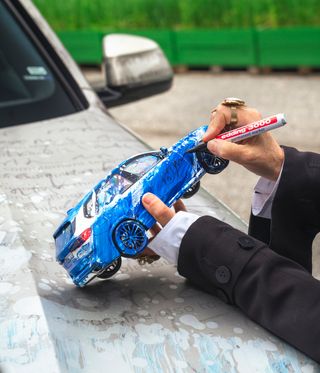 hand painting model car