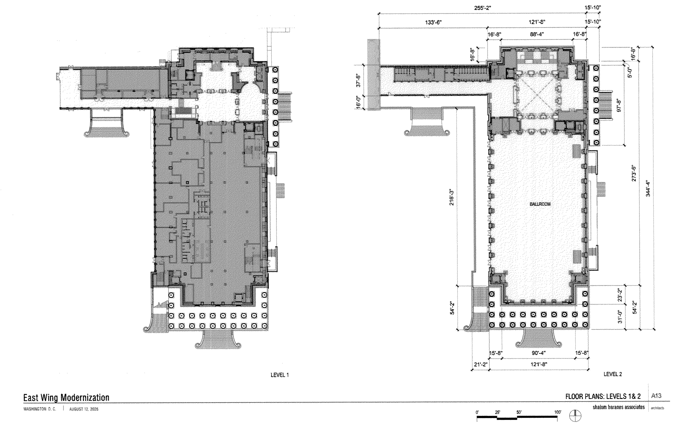 white house ballroom design