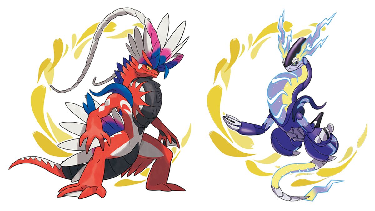 Legendary Pokémon Miraidon  Dragon type pokemon, Pokemon art, Pokemon
