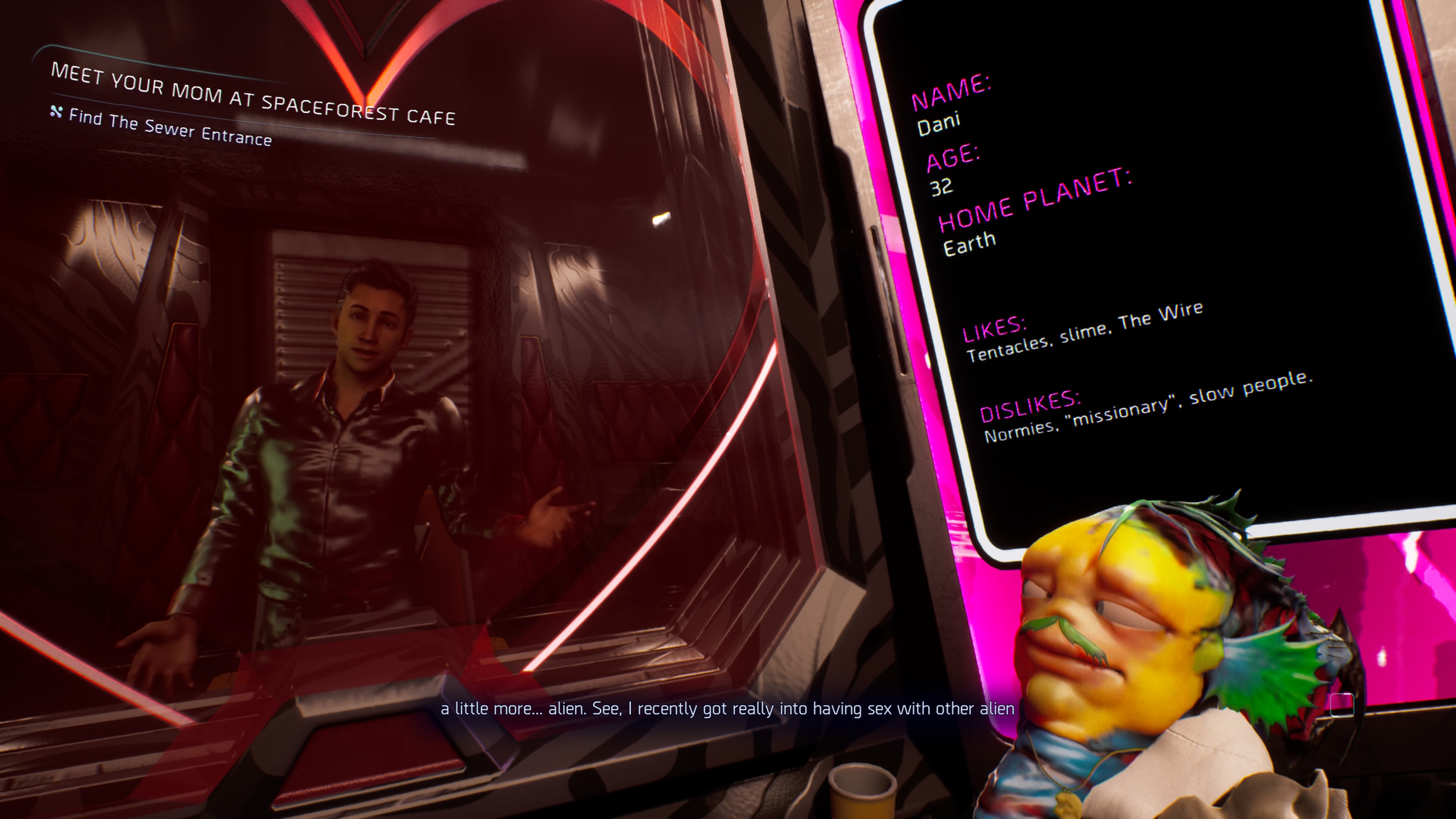 An in-game screenshot from first-person shooter High on Life 2