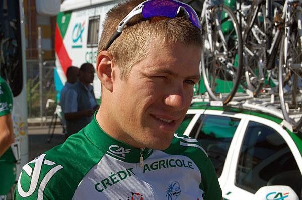Cyril Lemoine (Cr&eacute;dit Agricole) was a proof that there is almost too much sun in Spain.