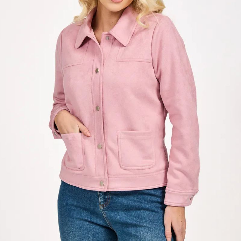 Mudflower, Faux Suede Jacket 