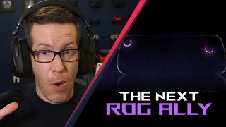 Screenshot from Asus livestream for ROG Ally X handheld