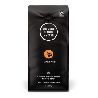 Kicking Horse Coffee grounds