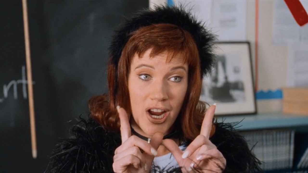Amber saying "whatever" in Clueless