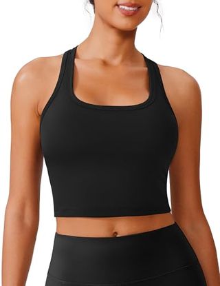 PINSPARK Black Sports Bra