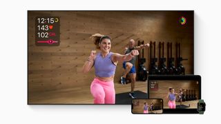 Apple Fitness+ HIIT session