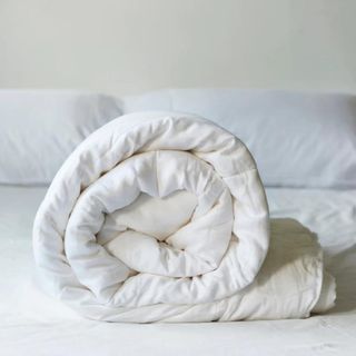 Ettitude Bamboo Comforter on a bed.