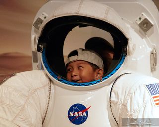 Kids Suit Up at SpaceFest