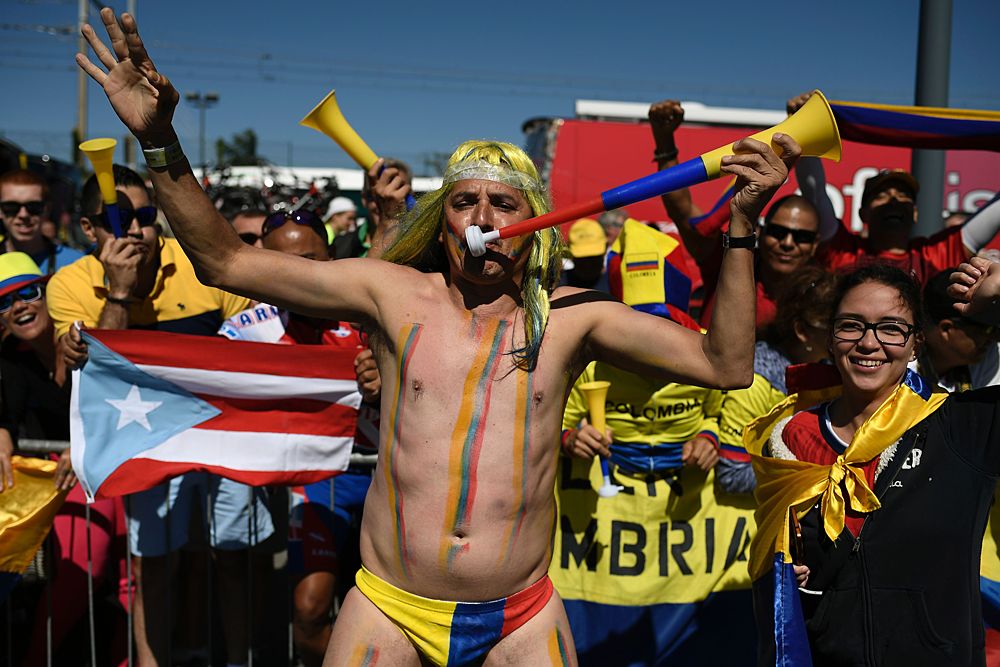 Fans of the Tour de France