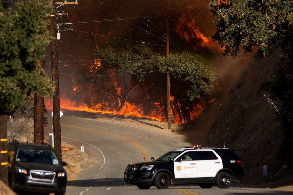 Wildfire in California