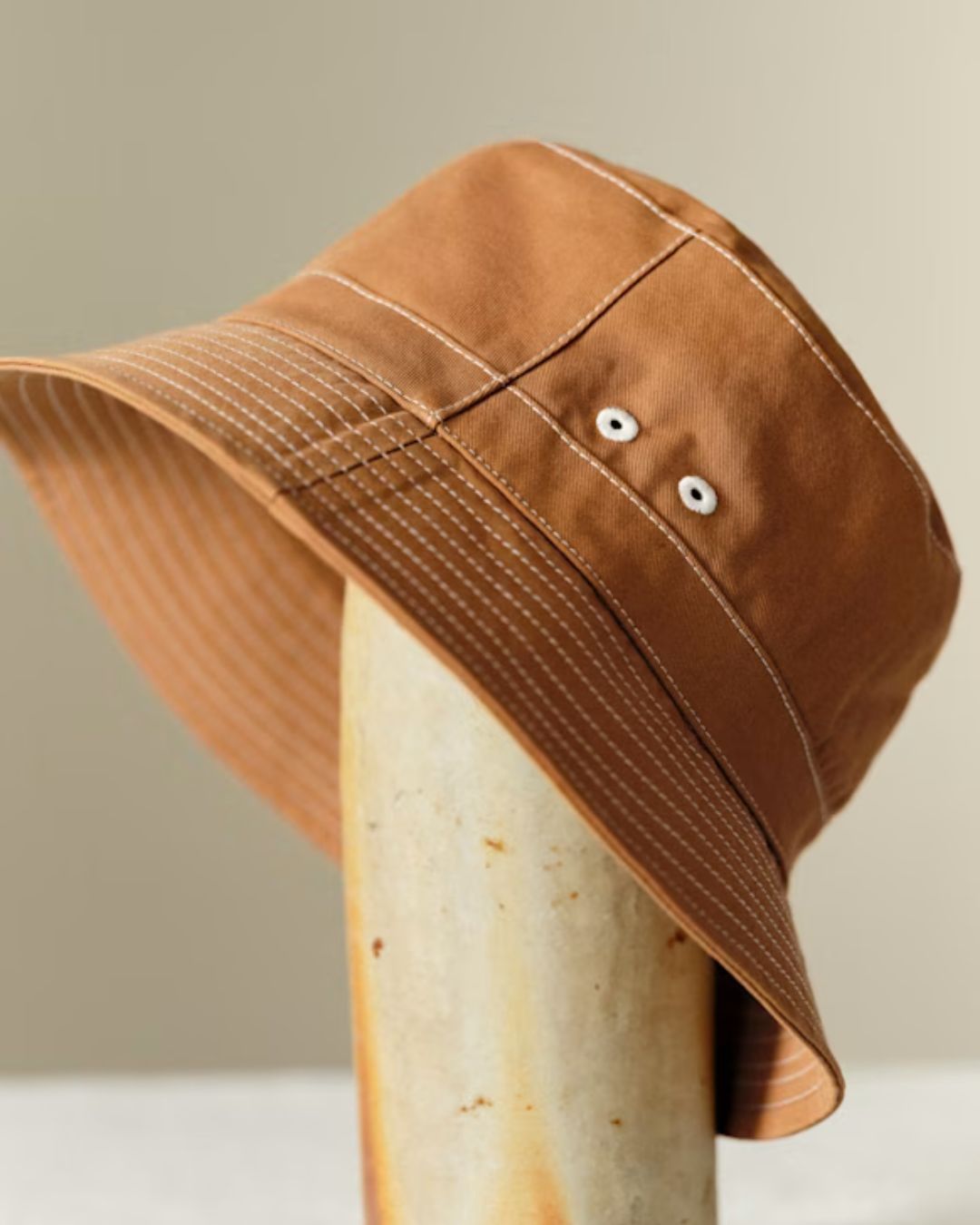 Bucket Hat - Camel - Organic Cotton - Sézane