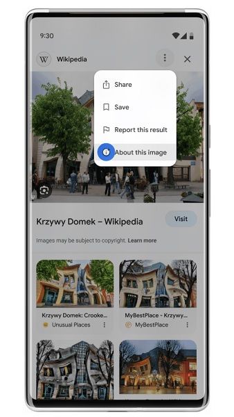 Google is rolling out "About this image."