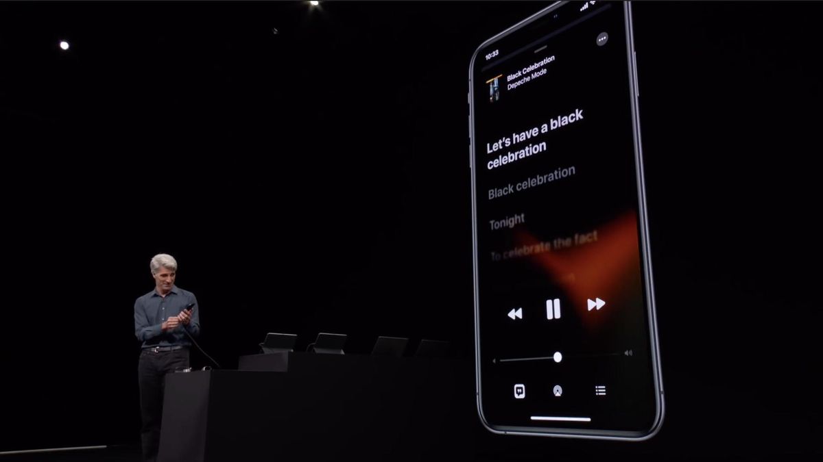 Time Synced Lyrics on iOS 13