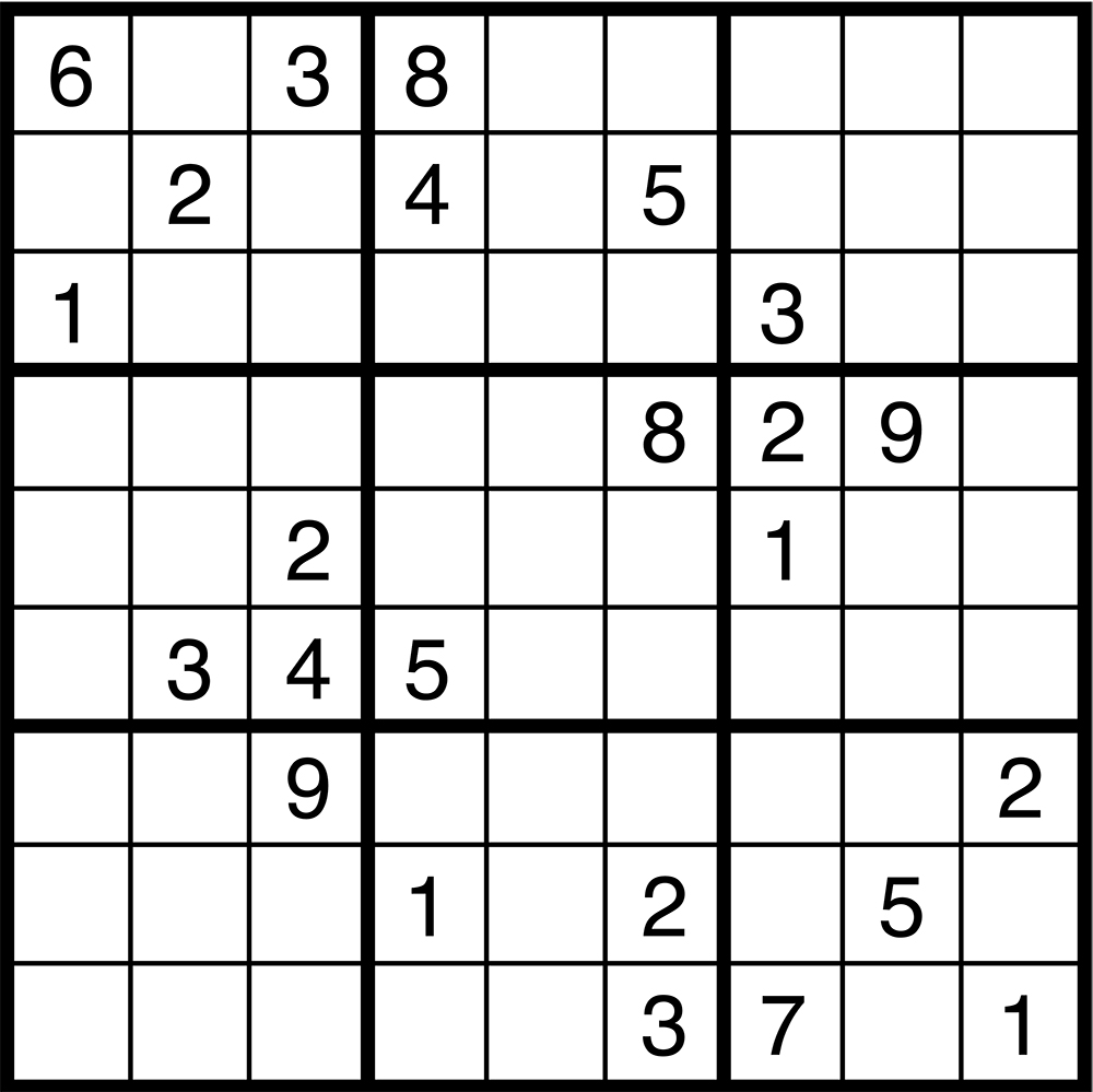 Sudoku puzzle