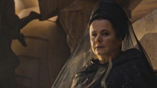 Emily Watson as Valya Harkonnen, leader of the Sisterhood, in Dune: Prophecy