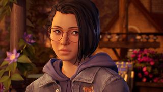A female character in glasses from the game Life is Strange: True Colors