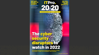 A promo image of the front cover of issue 29 of IT Pro 20/20, showing a close up of a scanned finger print