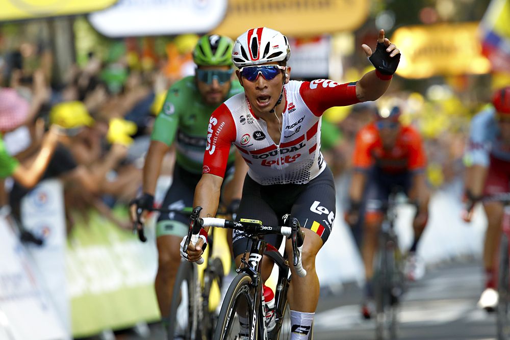 Caleb Ewan (Lotto Soudal) stage 11 victory at the Tour de France