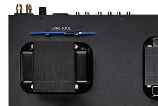 A special screwdriver is supplied for adjusting the bias screws for each valve