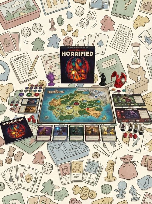 Ravensburger Horrified Dungeons & Dragons Board Game