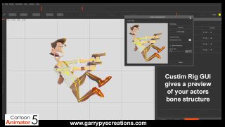 Screenshot for a tutorial on how to create motion comics in Cartoon Animator