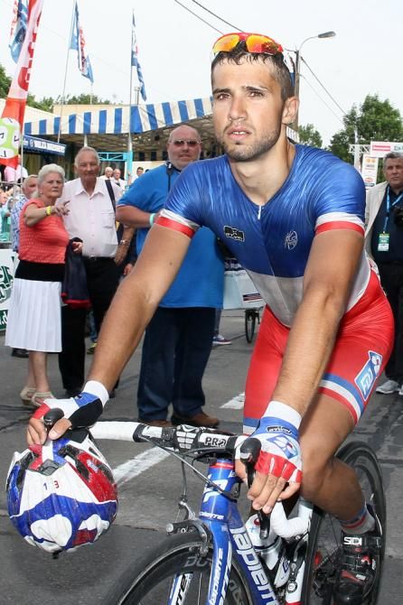 French champion Nacer Bouhanni (FDJ) fell just short of repeating as Halle-Ingooigem champion