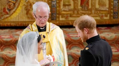 Archbishop of Canterbury, Prince Harry and Meghan Markle