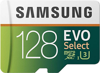Samsung EVO Select 128GB microSD card
