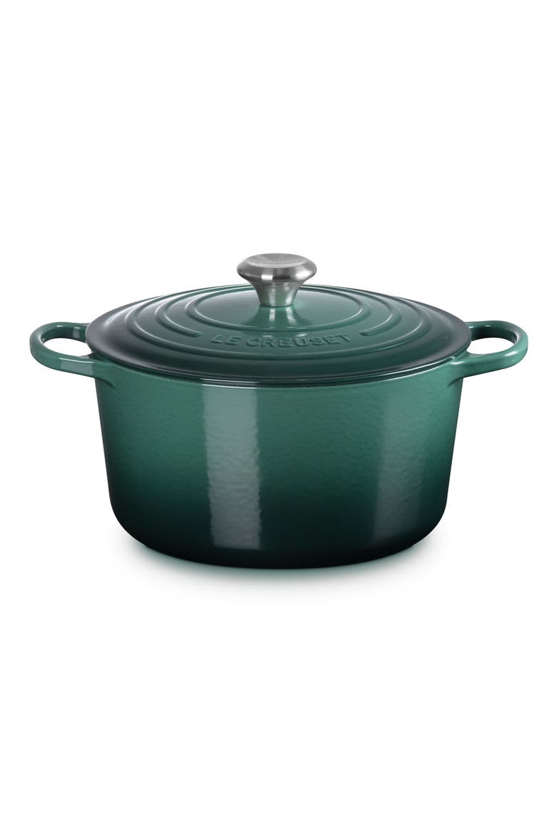 Signature 6.5-Quart Round Enamel Cast Iron Dutch Oven