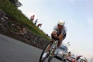 Last year's time trial champion Bert Grabsch (Germany)