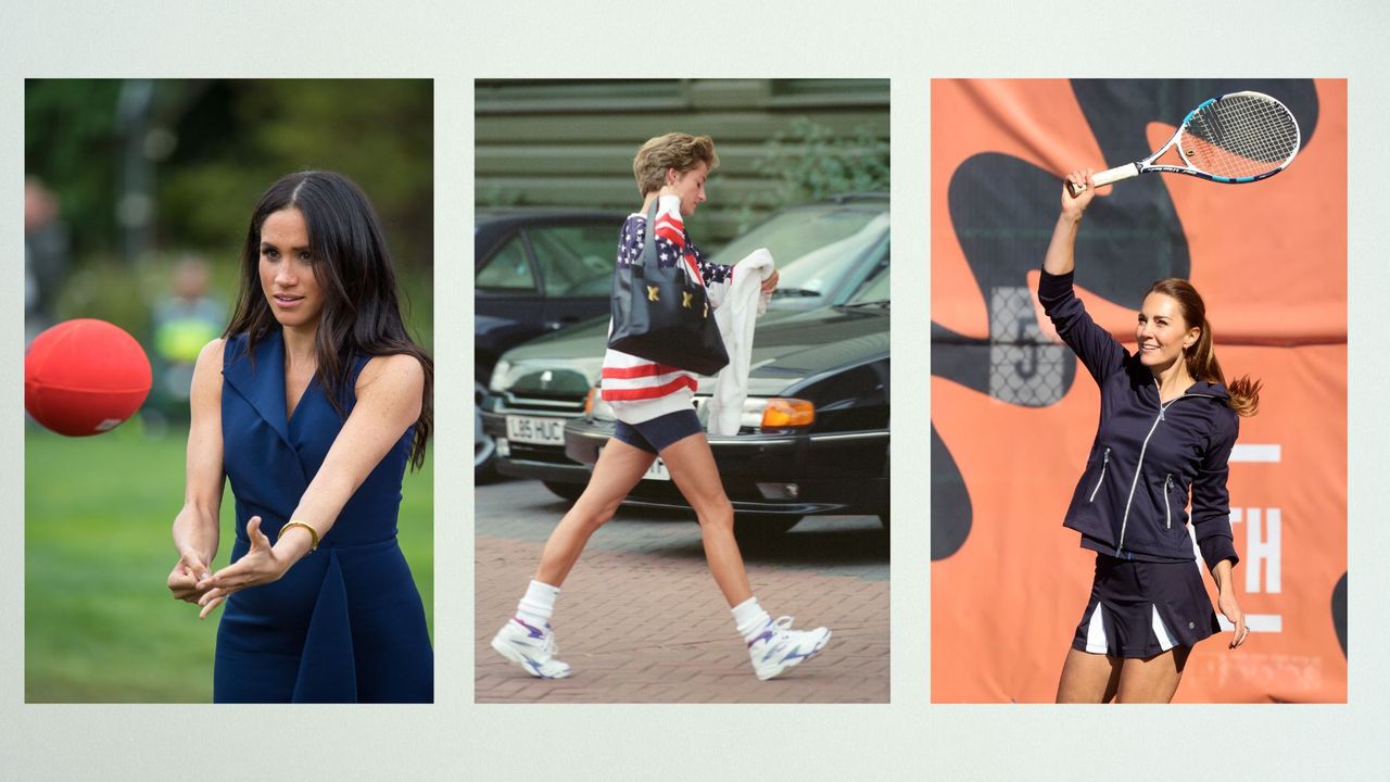 Royal family workouts: Meghan Markle, Kate Middleton and Diana