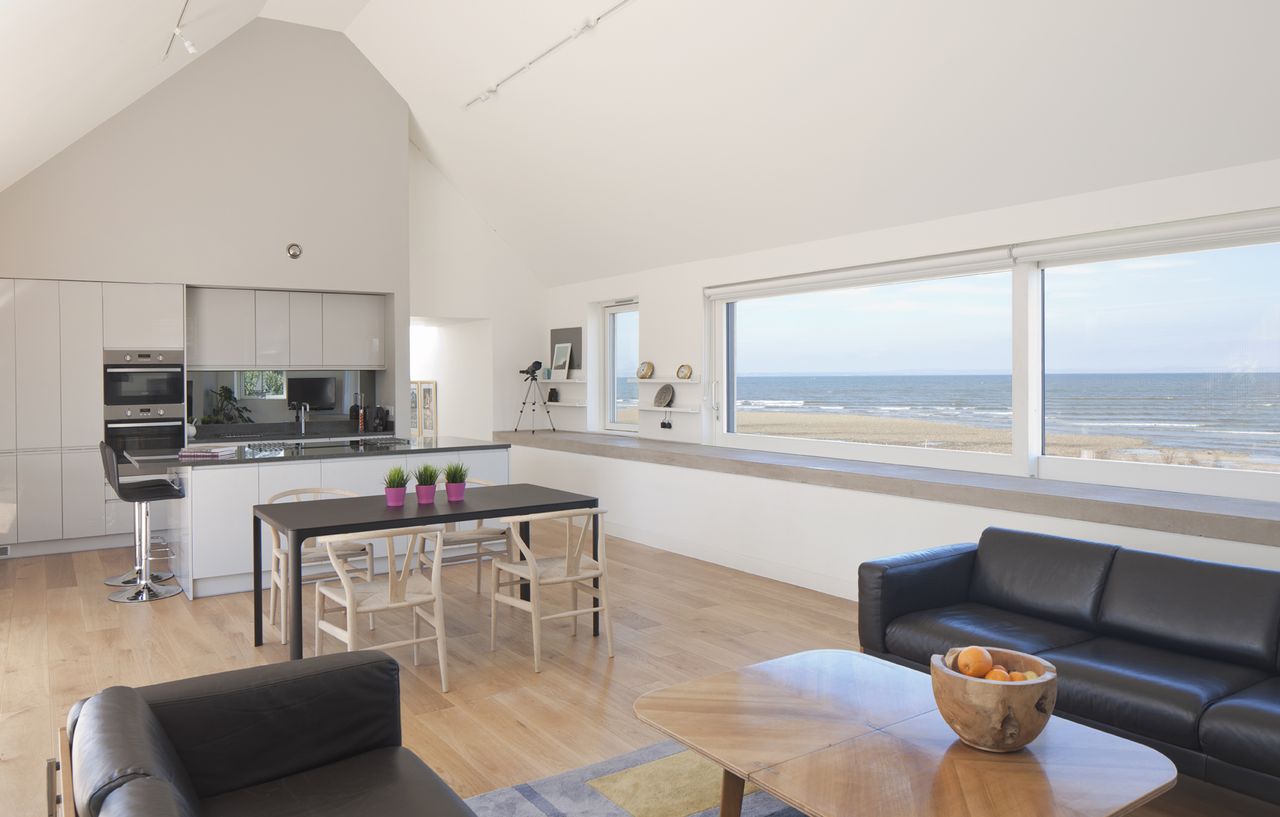 a sea front extension and renovation project