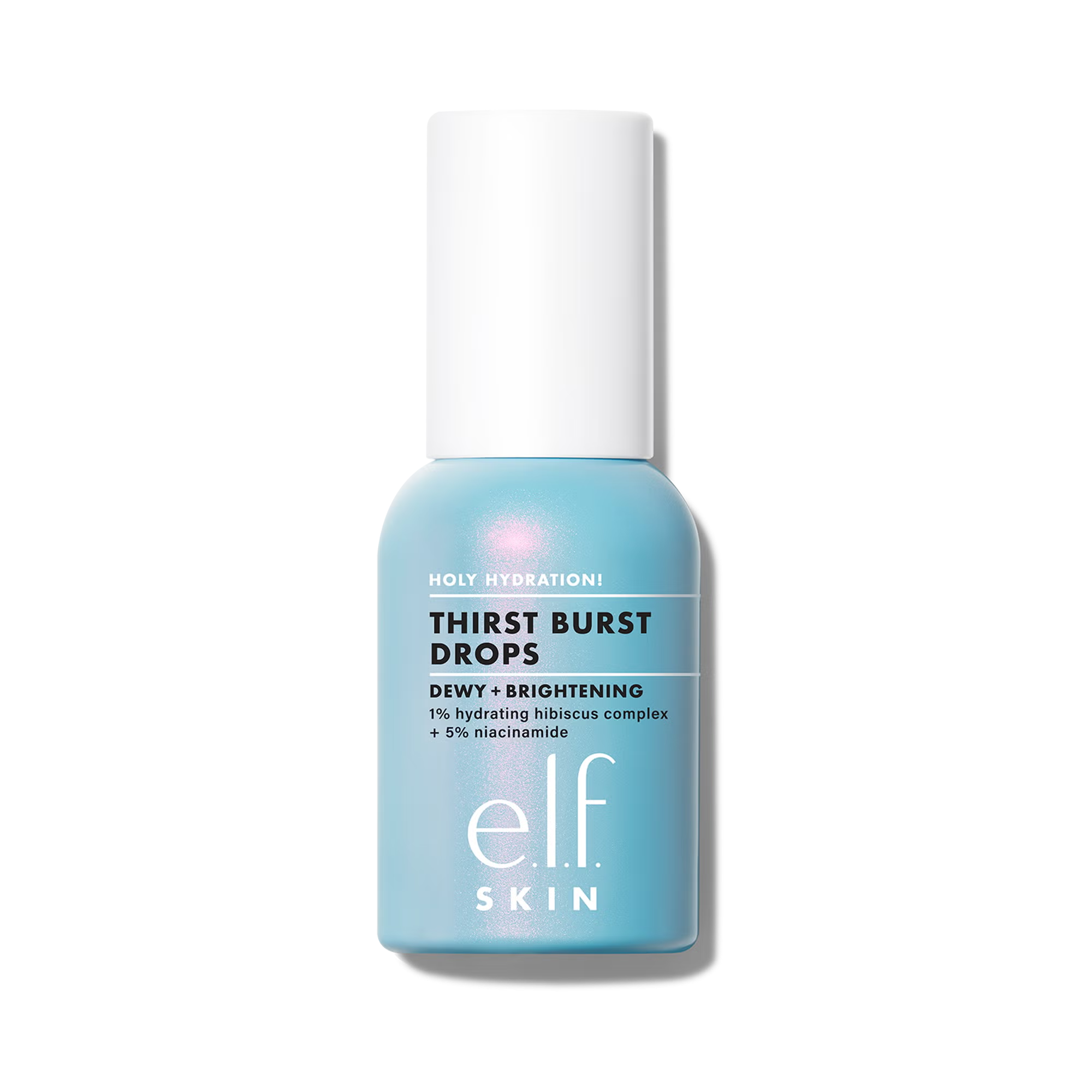 E.l.f. Skin Holy Hydration! Thirst Burst Drops, Brightening & Hydrating Gel Serum, 1% Hydrating Hibiscus Complex + 5% Niacinamide, 1 Fl Oz