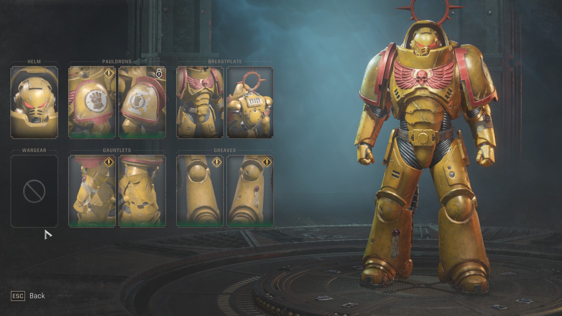 Space Marine 2 customisation - Armour selection