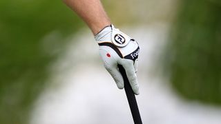 The red dot on Louis Oosthuizen's golf glove