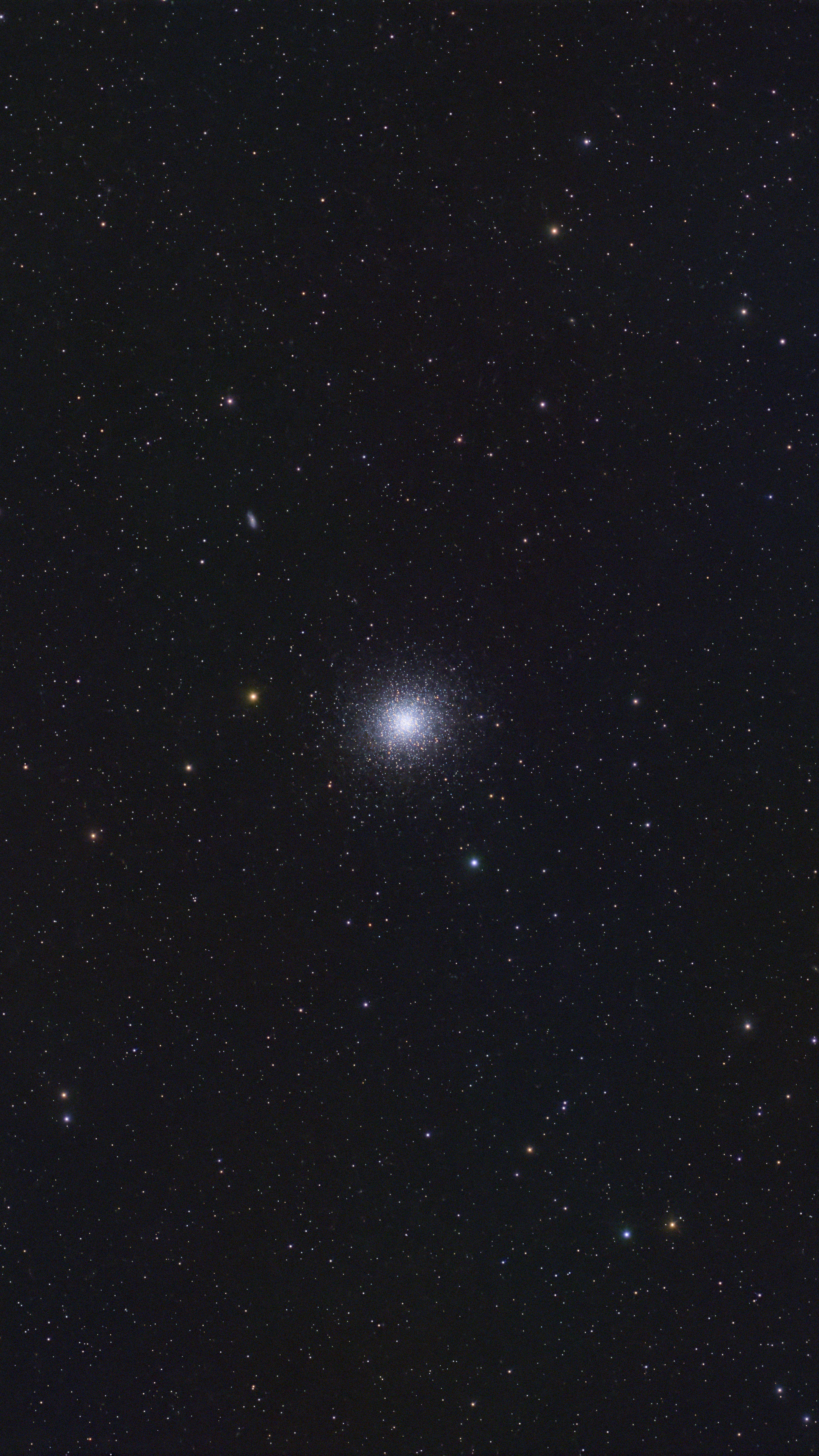 M13, the Great Hercules Cluster, shot with the ZWO Seestar S30 Pro smart telescope and processed using Siril and Pixinsight
