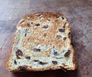 Testing fruit bread in the KitchenAid Pro Line 2-Slice Toaster