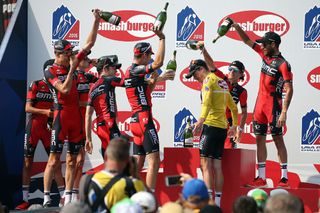 BMC Racing celebrates winning best team classification