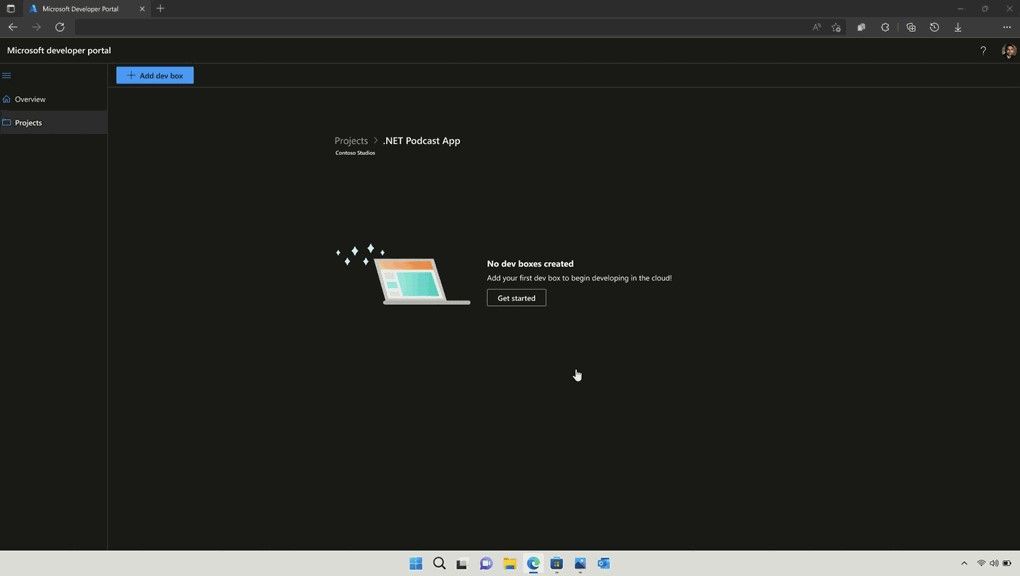 Microsoft Dev Box Preview