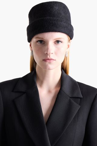 Altuzarra Beret Hat Black