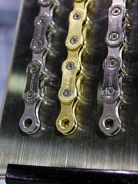 Wippermann has a new brass-plated chain option for those of you that just have to have gold.
