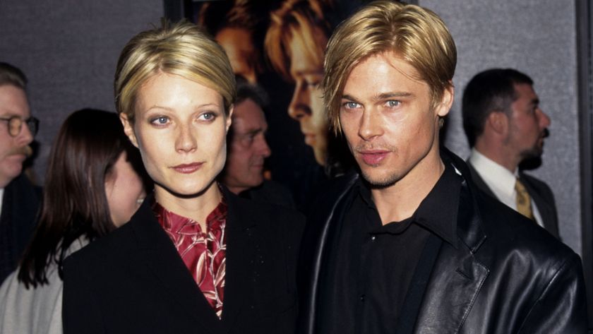 Gwyneth Paltrow and Brad Pitt during &quot;The Devil&#039;s Own&quot; Premiere at Cinema One in New York City, New York, United States.