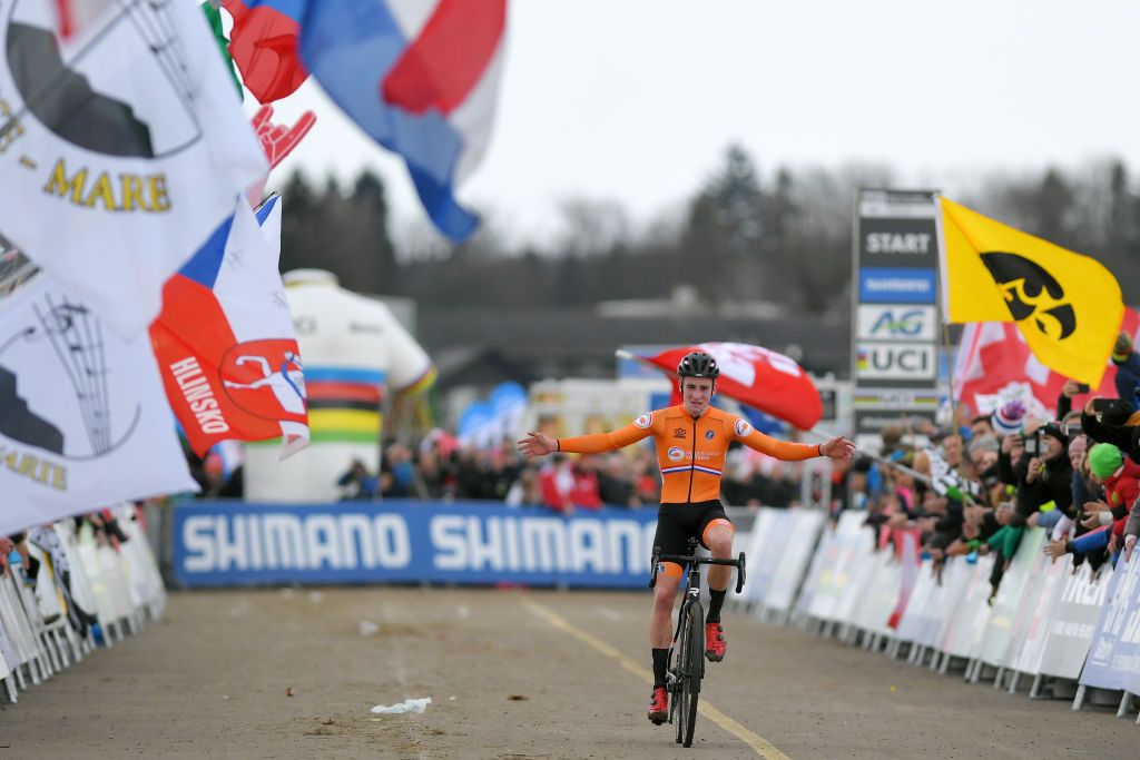 Ryan Kamp celebrates his victory