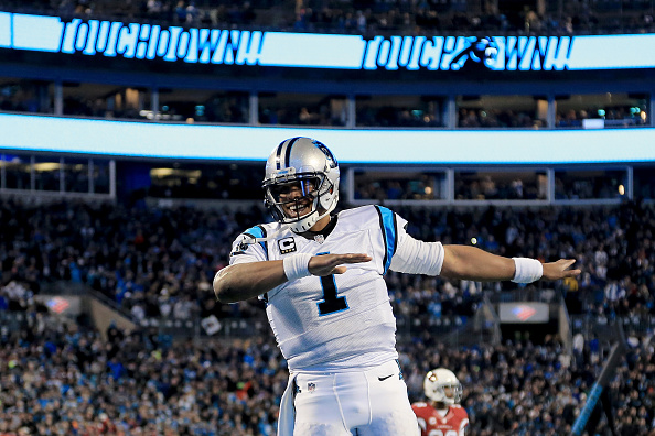 Cam Newton's 'super' effort leads Panthers to 49-15 rout of Cardinals